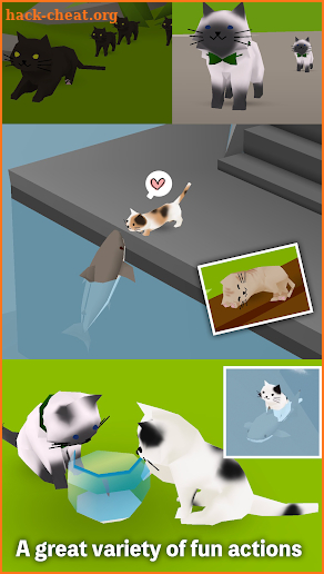 Cats and Sharks: 3D game screenshot