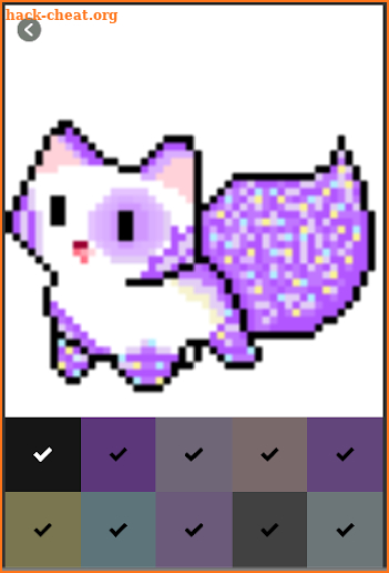 Cats Sandbox Coloring - Cat Color By Number screenshot