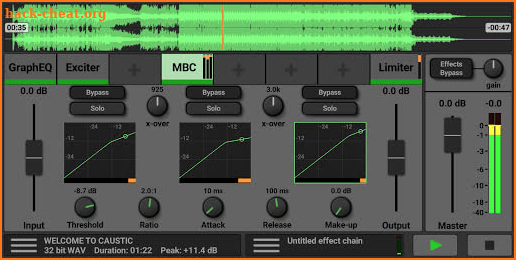 Caustic Mastering screenshot