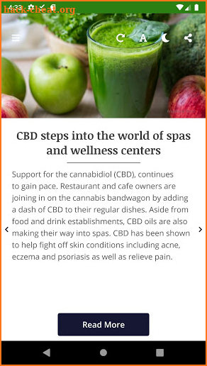 CBD News: The latest news from the CBD industry. screenshot