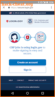 CBP Jobs screenshot