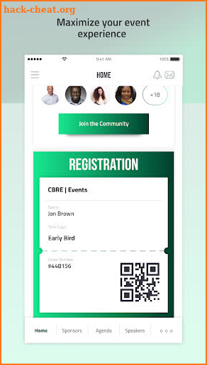 CBRE Events screenshot