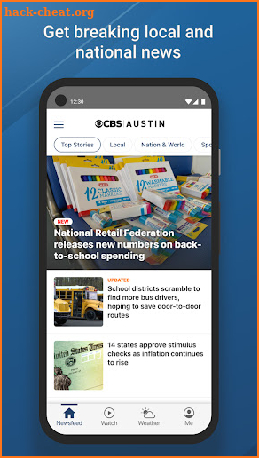 CBS Austin News screenshot