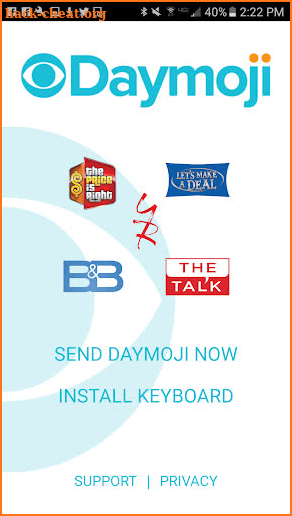 CBS Daytime Daymoji screenshot