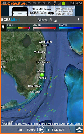 CBS Miami Weather screenshot