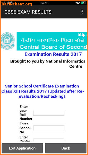 CBSE 10TH & 12TH RESULT 2020 screenshot