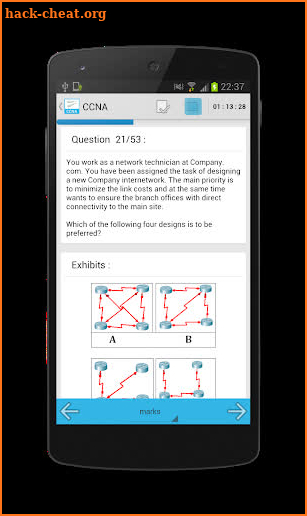 CCNA Quiz screenshot