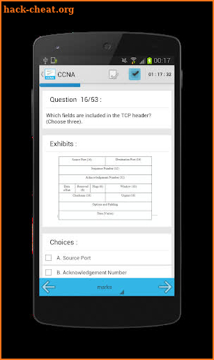 CCNA Quiz screenshot