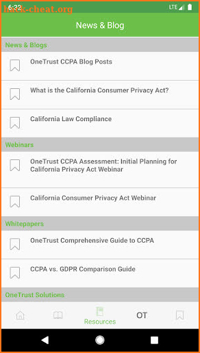 CCPA by OneTrust screenshot