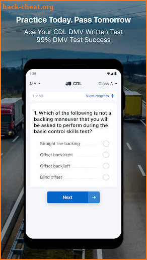 CDL Practice Written Test screenshot