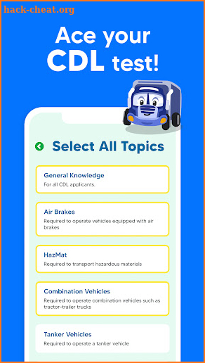 CDL Prep Practice Test 2024 screenshot