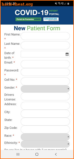 CDR Patient Portal screenshot