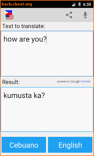 Cebuano English Translator Pro screenshot