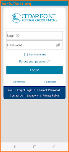 Cedar Point Banking screenshot