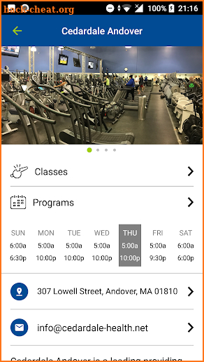 Cedardale Health + Fitness screenshot