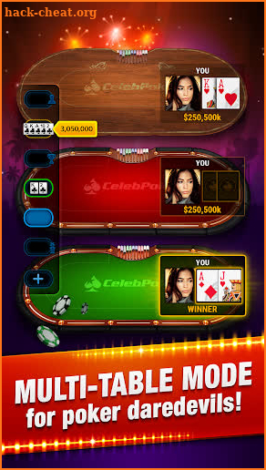 Celeb Poker - Texas Holdem screenshot