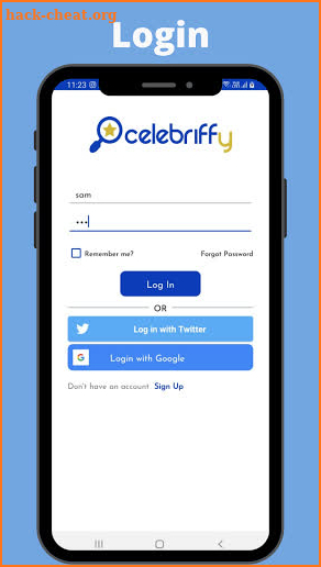 Celebriffy screenshot