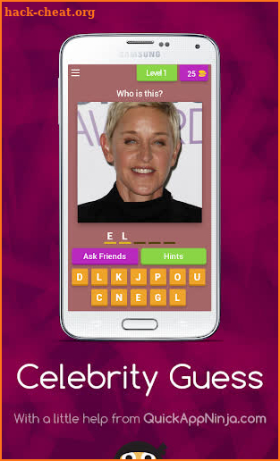 Celebrity Guess Quiz screenshot