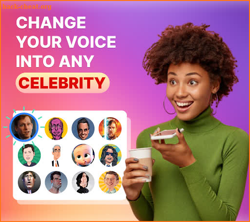 Celebrity voice changer plus: funny voice effects screenshot