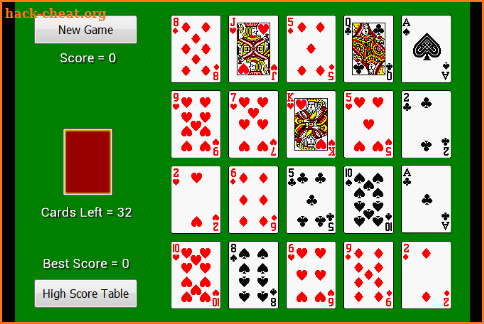 Celerity Solitaire screenshot