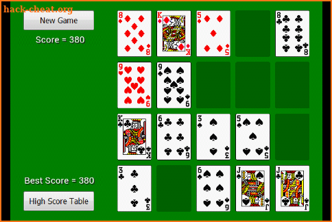 Celerity Solitaire screenshot