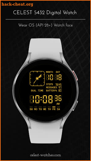 CELEST5432 Digital Watch screenshot