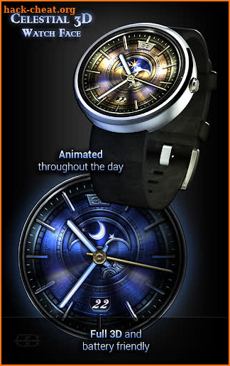 Celestial 3D Watch Face screenshot