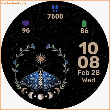 Celestial watch face- 6 Themes screenshot