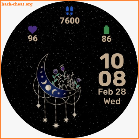 Celestial watch face- 6 Themes screenshot