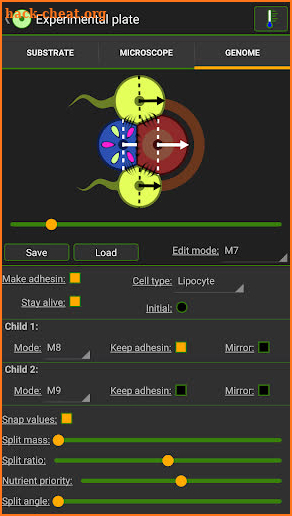 Cell Lab: Evolution Sandbox screenshot