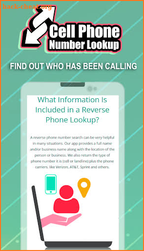 Cell Phone Number Lookup screenshot