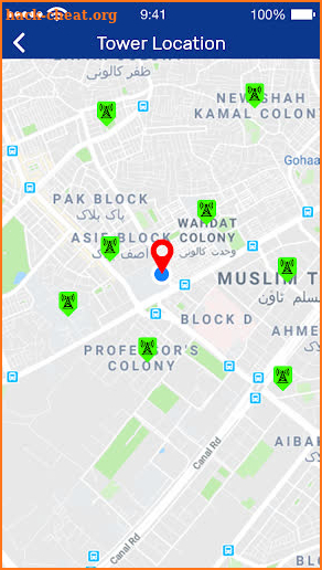 Cell Tower Location Finder: Map Tower Locator App screenshot