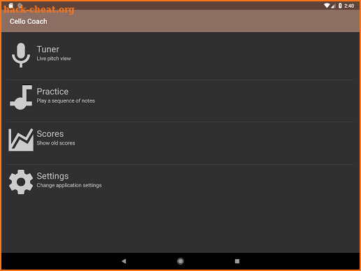 Cello Coach screenshot