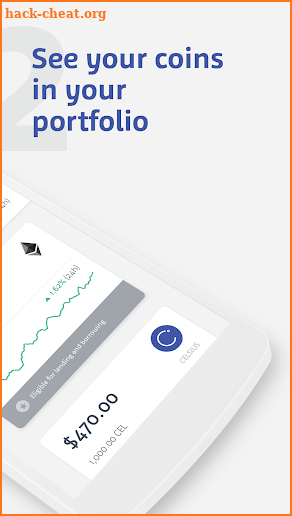 Celsius Portfolio, Borrowing & Lending Calculator screenshot