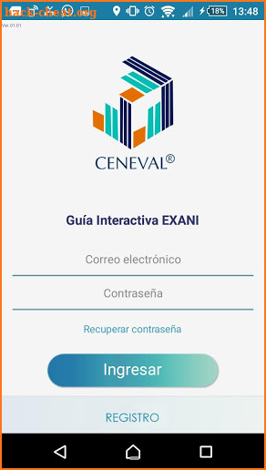 Ceneval Guía Interactiva screenshot