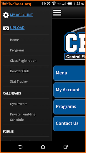 Central Florida Athletics screenshot