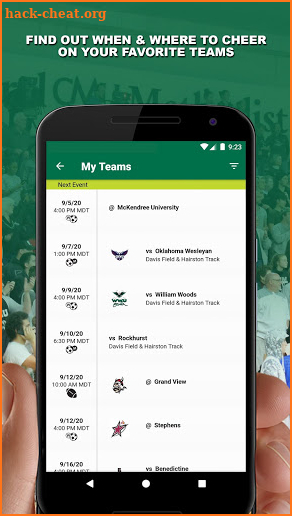 Central Methodist Athletics screenshot