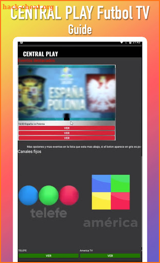 Central Play Guia Tv screenshot