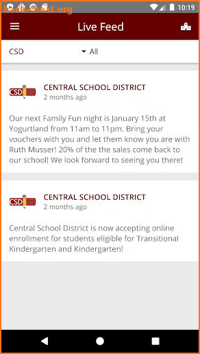 Central School District 91730 screenshot