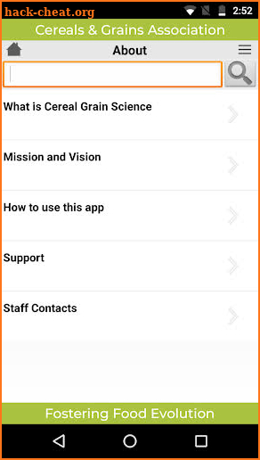 Cereals & Grains Association screenshot