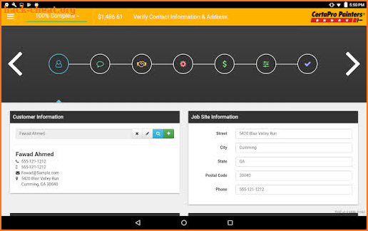 CertaOne Mobile Training screenshot