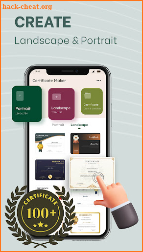 Certificate Templates & Maker screenshot