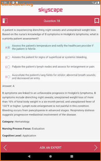 Certified Medical Surgical Nurse Certification Q&A screenshot