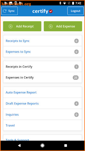 Certify Mobile screenshot