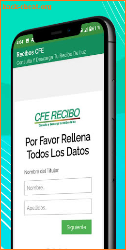 CFE Consulta - Descarga Tu Recibo De Luz screenshot