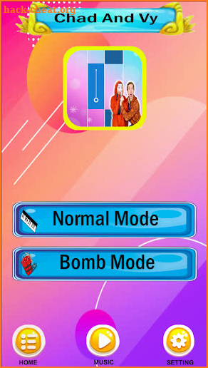 Chad And Vy Piano Music Tiles screenshot