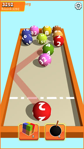 Chain Ball: 2048 3D screenshot