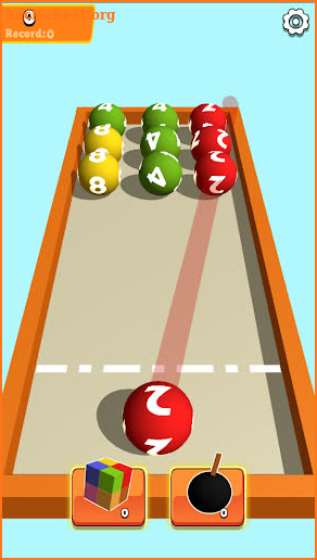 Chain Ball: 2048 3D screenshot