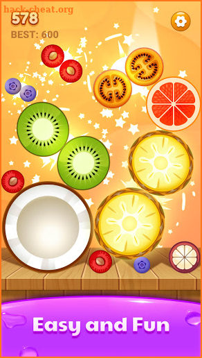 Chain Fruit 2048 Free Game - Merge a Watermelon screenshot