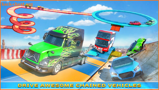 Chained Car Stunts 2020: Car Stunt Mega Ramp Games screenshot